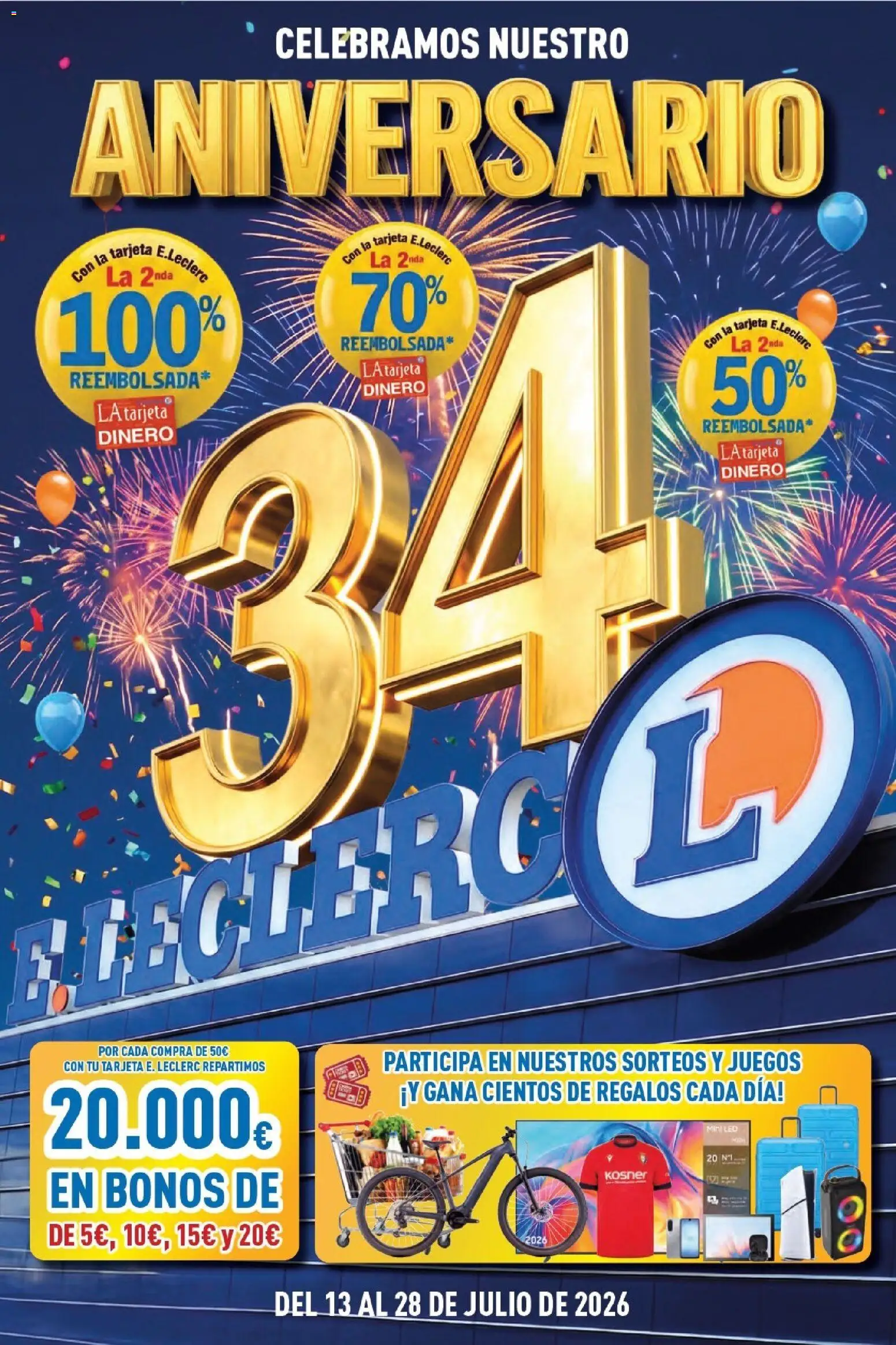 Vista previa del folleto de la tienda E.Leclerc válido desde el 13/07/2026 