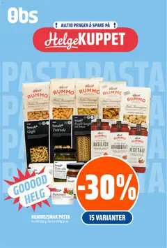 Forhåndsvis Coop Obs Helgemat Kuppet fra butikk Coop Obs gyldig fra 11/06/2026