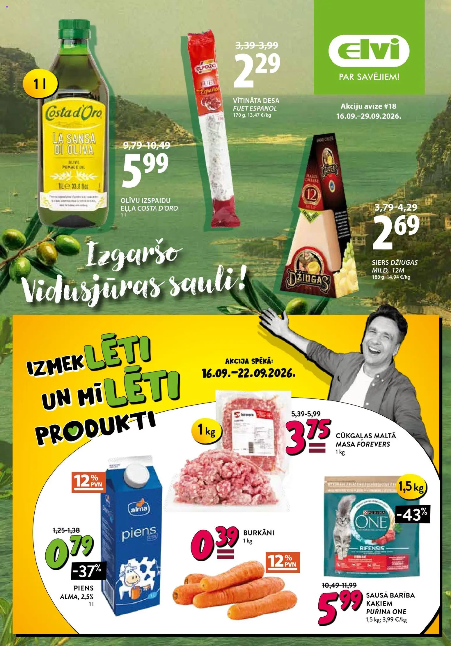Skatīt Elvi akciju bukletu, derīgs no 16.09.2026.
