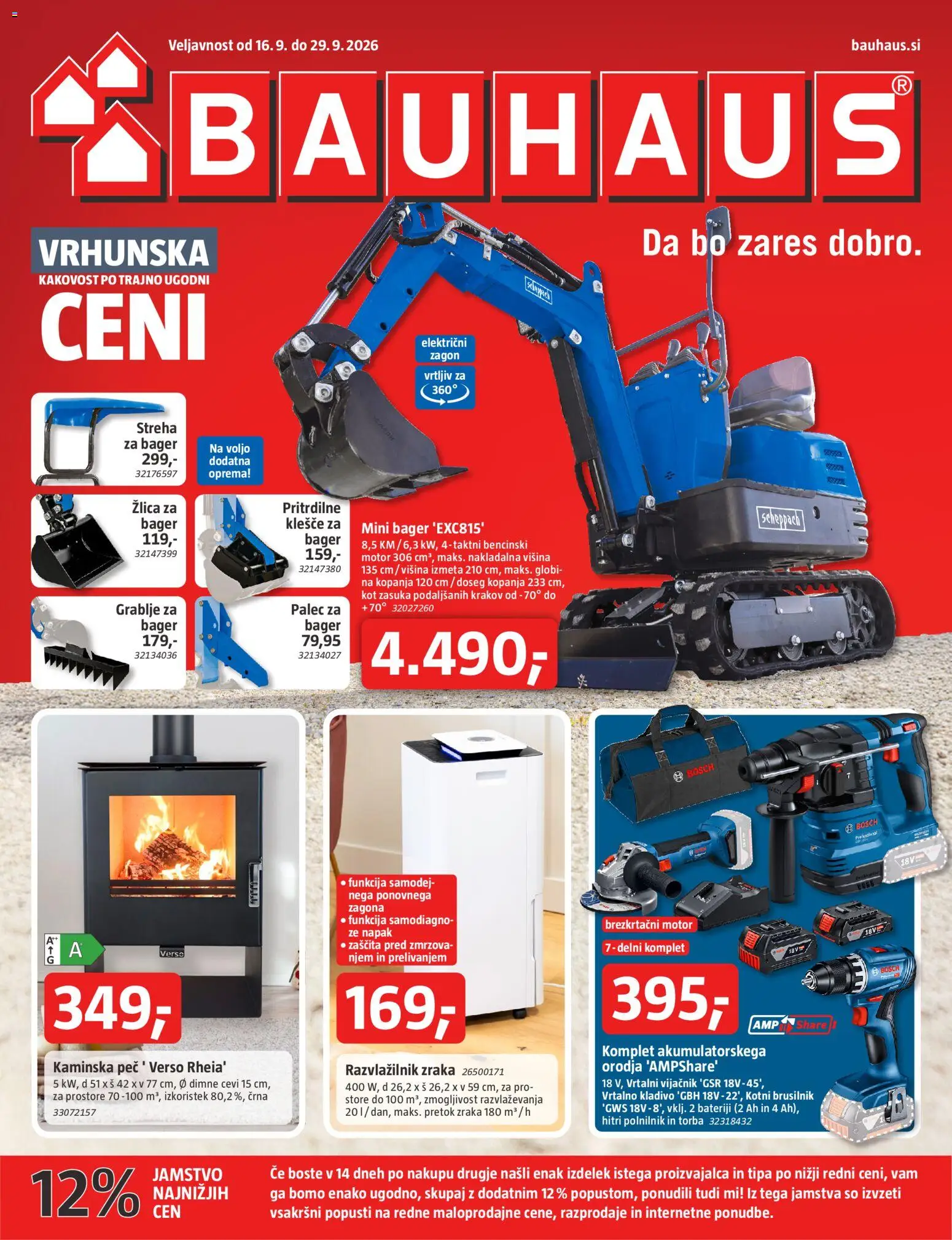 Predogled kataloga iz trgovine Bauhaus veljaven od 16.09.2026