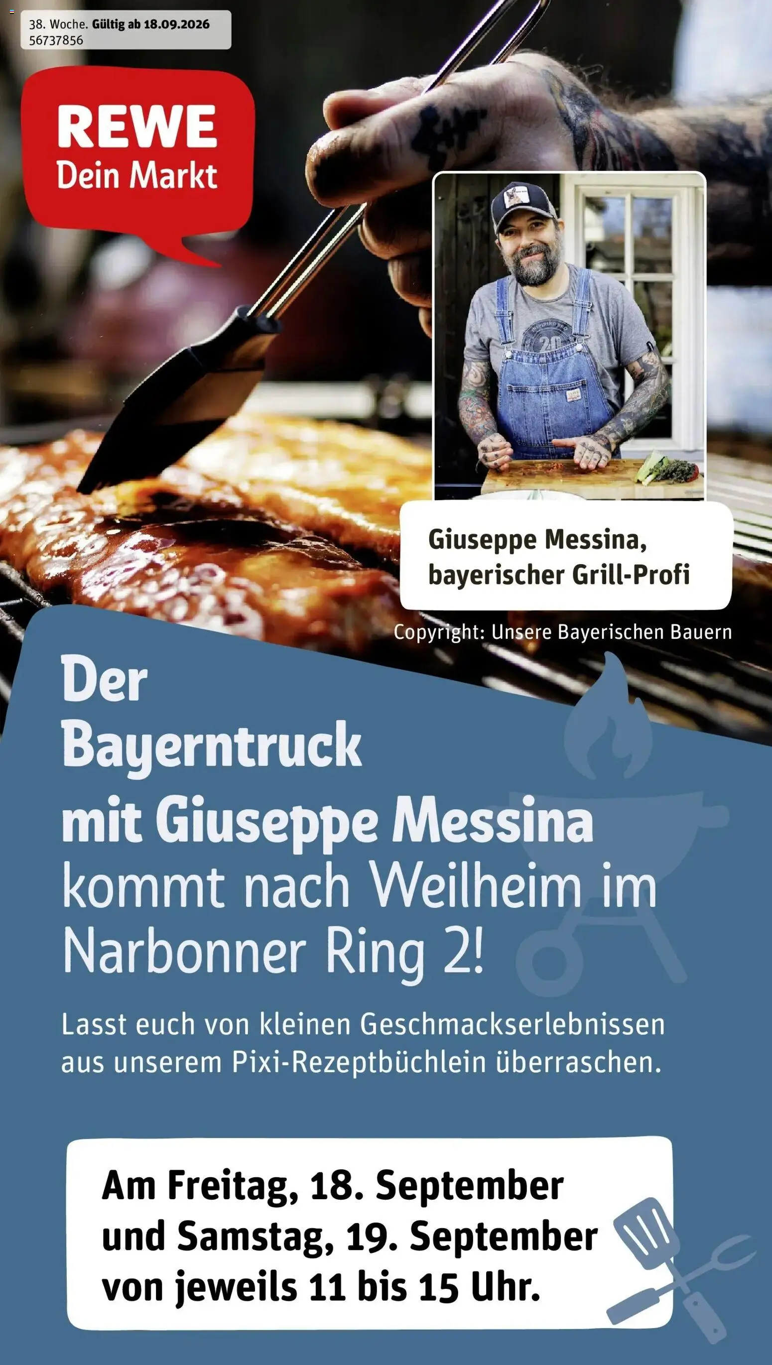 Vorschau von dem Prospekt des Geschäftes Rewe, gültig ab dem 14.09.2026