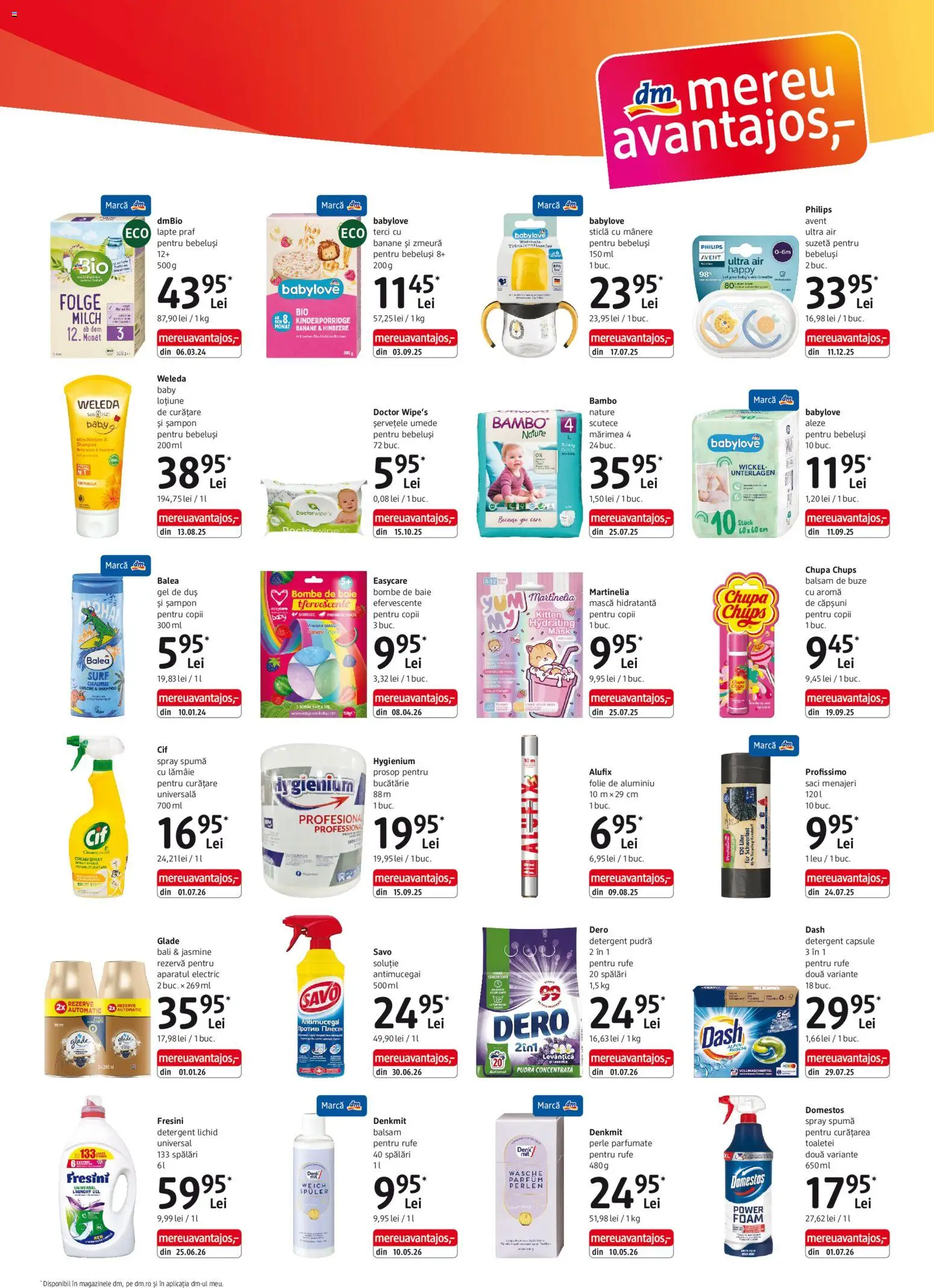 Previzualizarea de cataloage: DM drogeriemarkt DM drogeriemarkt Catalog Express valabil de la 06.08.2026