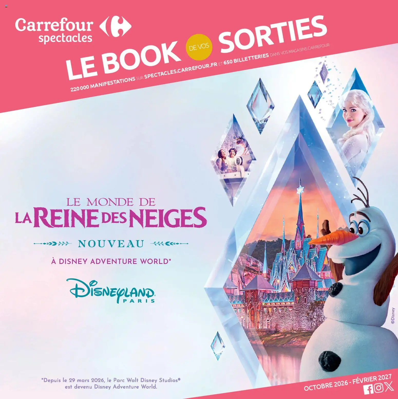 Prévisualisation de Carrefour Market Le book des sorties automne du magasin Carrefour Market formulaire valide 02/10/2026
