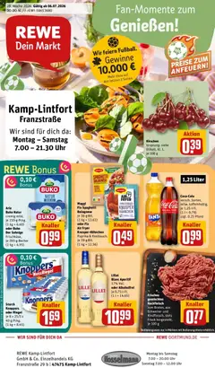 Vorschau von dem Prospekt des Geschäftes Rewe, gültig ab dem 05.07.2026
