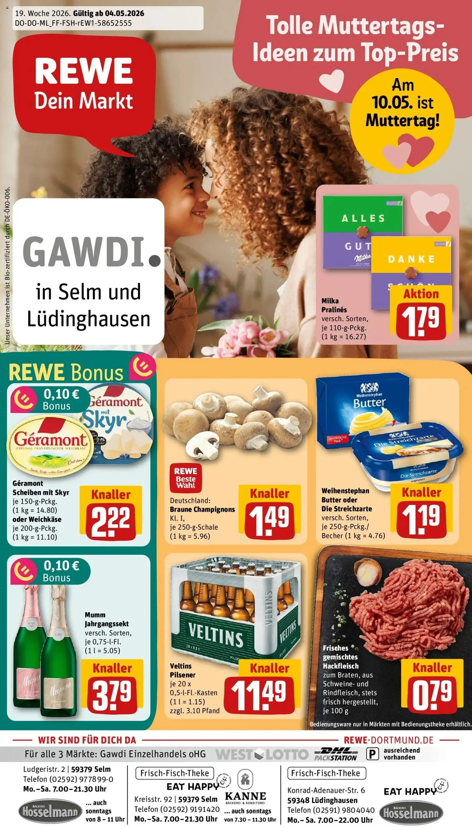 Vorschau von dem Prospekt des Geschäftes Rewe, gültig ab dem 04.05.2026