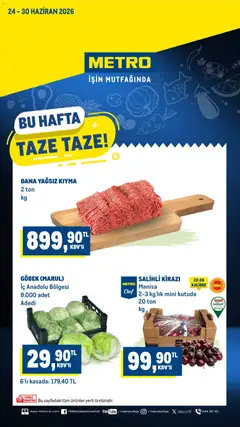 Metro Metro Katalog 24.06.2026 - Broşürünün önizlemesi