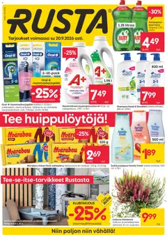 Kaupan Rusta Rusta tarjoukset esikatselu, voimassa 14/09/2026