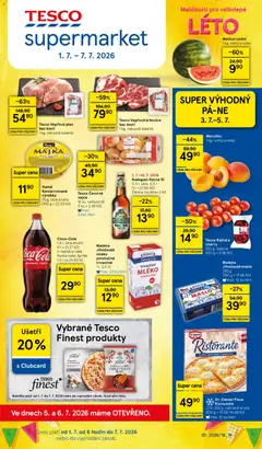 Náhled nabídky: Tesco Tesco leták - Supermarket platný od 01.07.2026