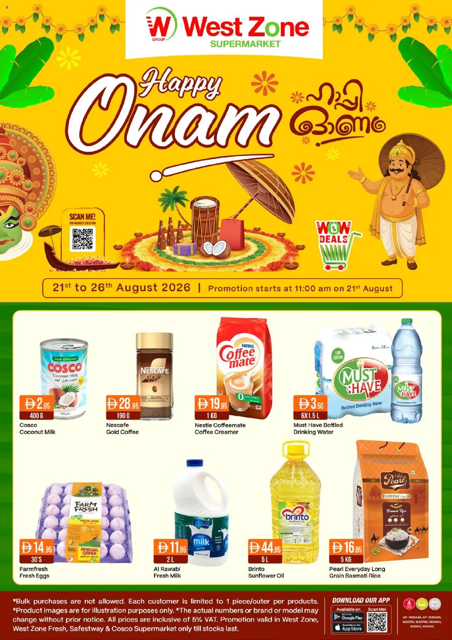 Preview of the catalogue Westzone Supermarket offers of store Westzone Supermarket valid from 21 Aug, 2026