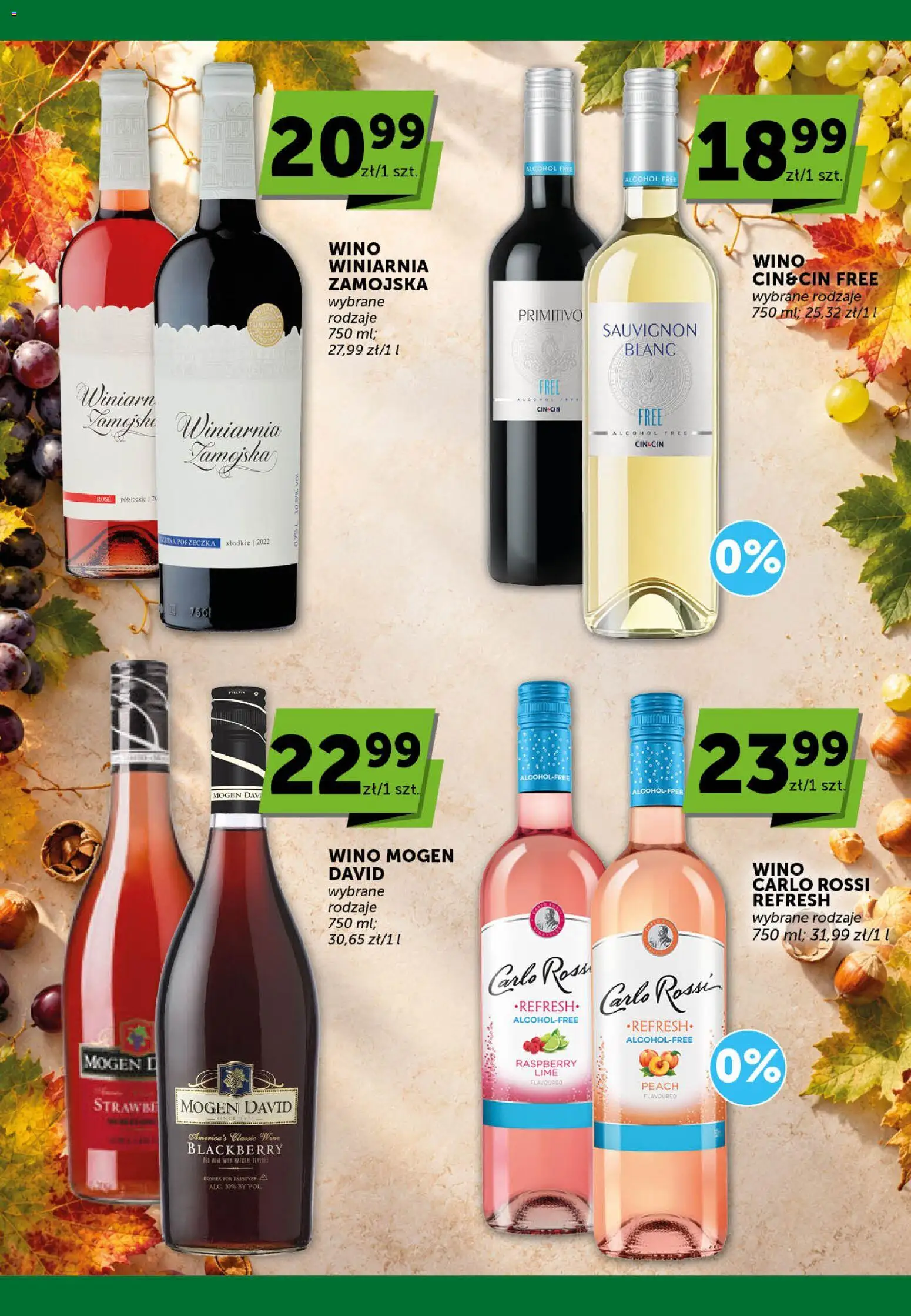 Pogląd gazetki "ABC gazetka - Oferta alkoholowa" ze sklepu ABC ważnej od 15.10.2026 - Wino, Carlo Rossi, Winiarnia, Porzeczka, Primitivo, Cin cin