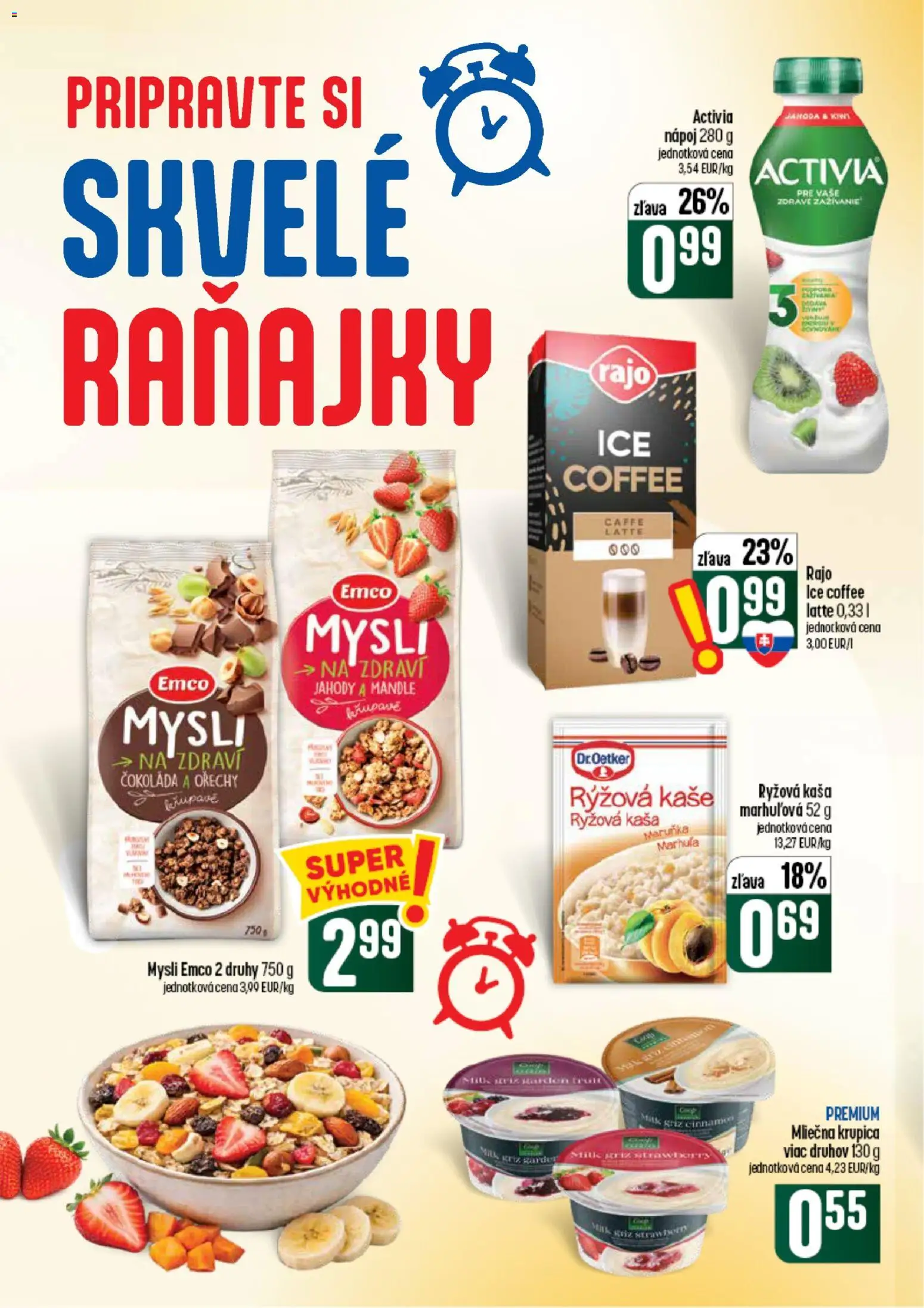 Náhľad COOP Jednota letáku platného od 10.09.2026 - Čokoláda, Orechy, Jahody, Mandle, Krupica, Kaša