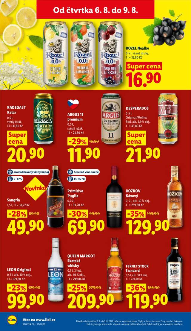 Nový Lidl leták od 06.08.