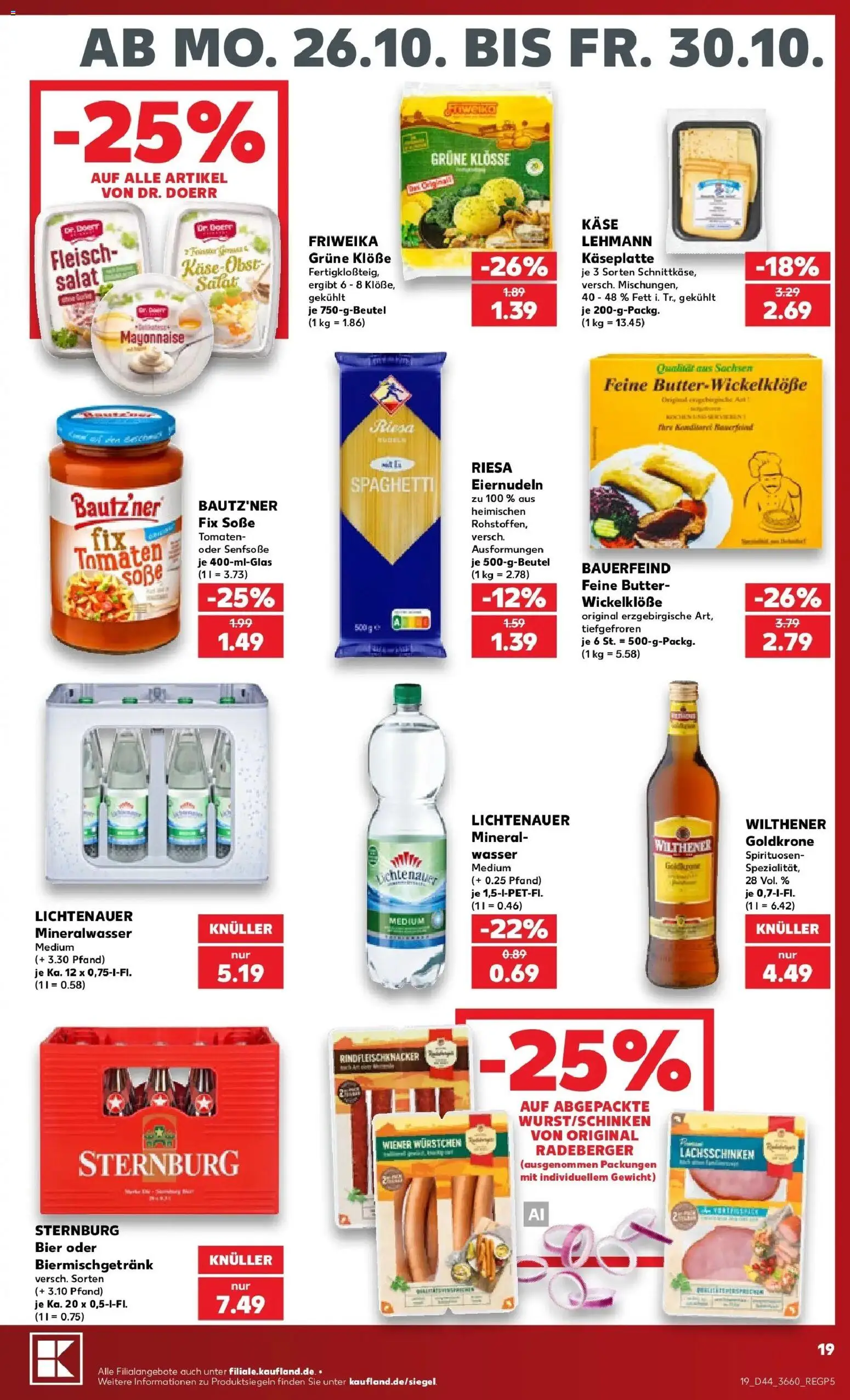 Vorschau von dem Prospekt des Geschäftes Kaufland, gültig ab dem 26.10.2026