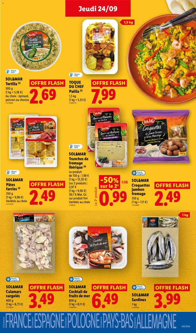 Nouveau catalogue Lidl à partir du 24/09