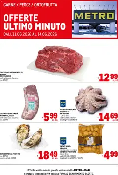 Anteprima dell'opuscolo Metro volantino Offerte freschissimi dal negozio Metro valido da 11/06/2026