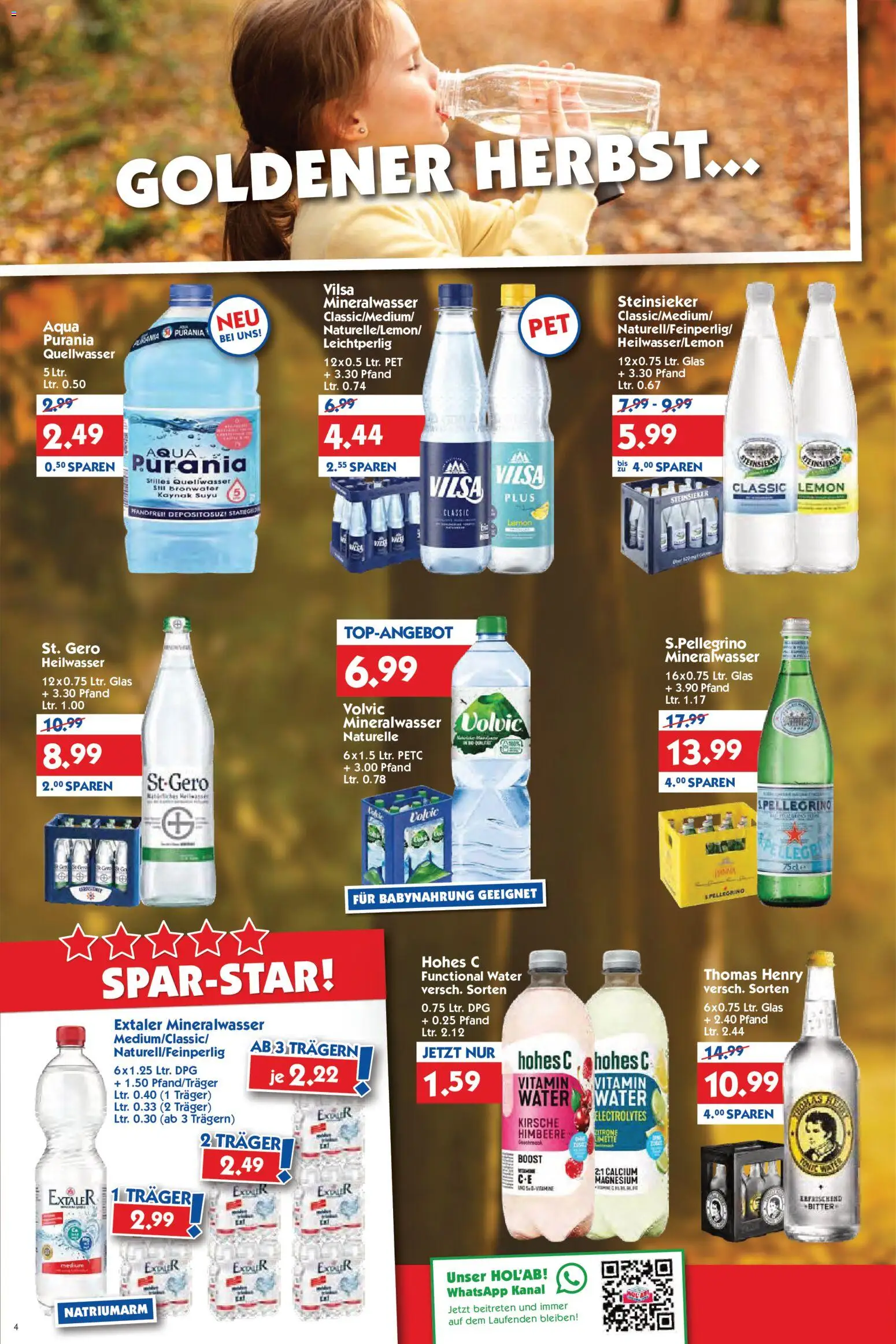 Vorschau von dem Prospekt des Geschäftes HOL’AB!, gültig ab dem 19.10.2026 - Mineralwasser, Himbeere, Volvic, Hohes c, Babynahrung