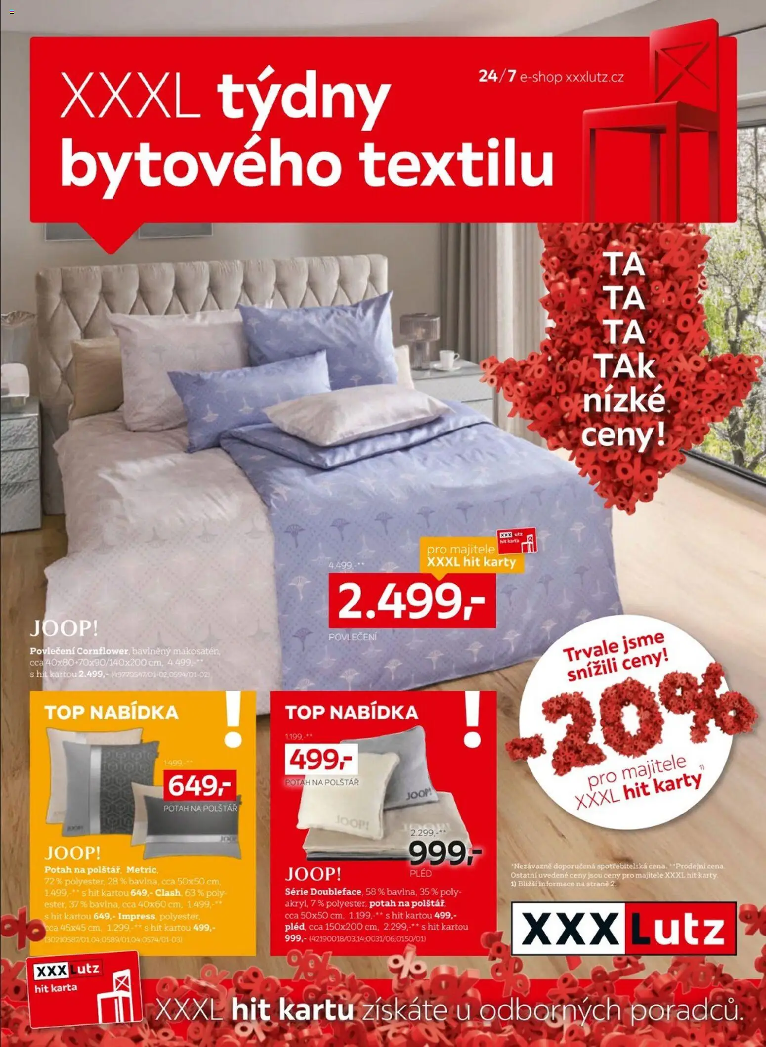 Náhled nabídky: XXXLutz XXXLutz leták - Týdny bytového textilu platný od 13.07.2026