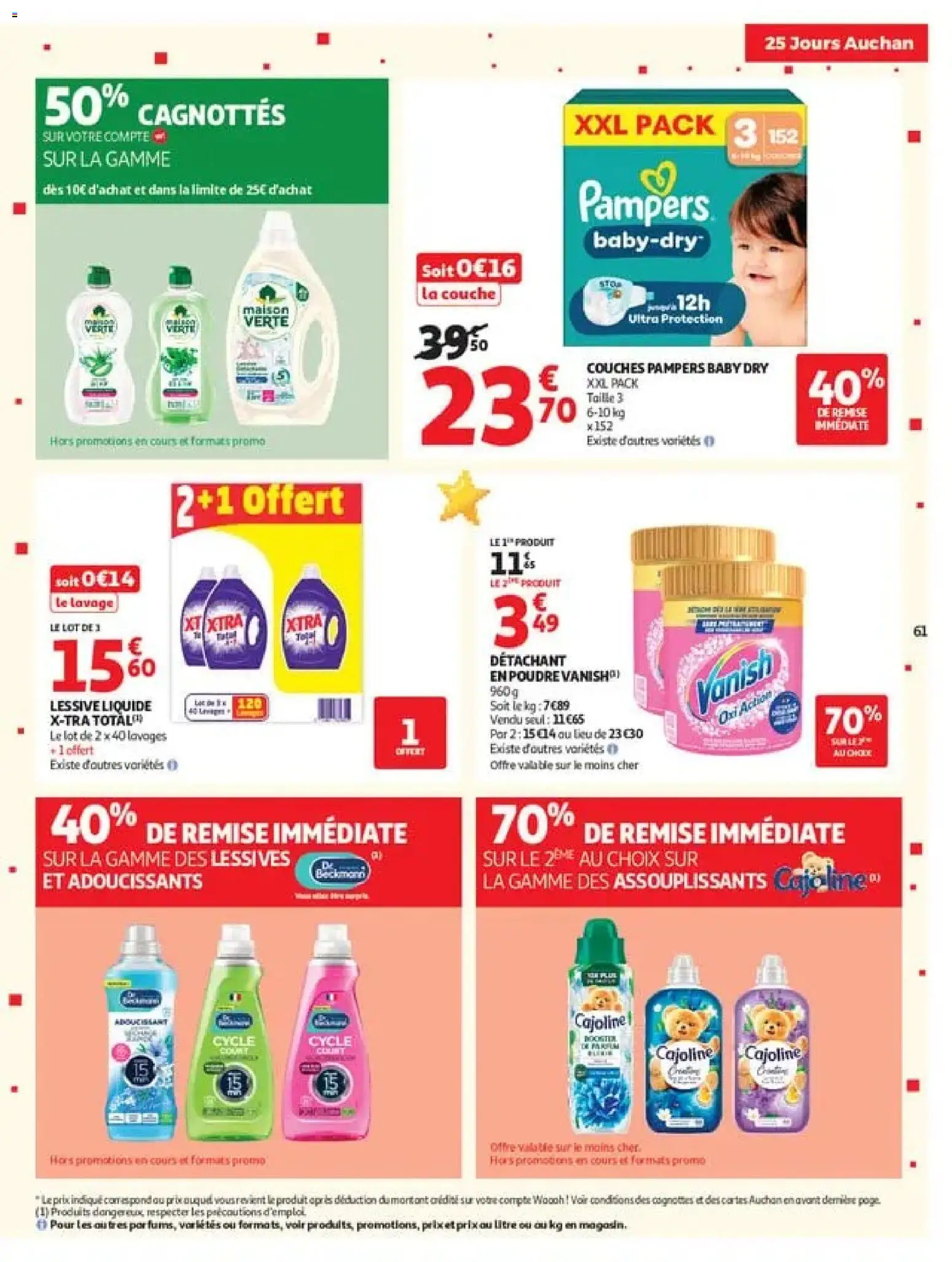 Prévisualisation de Auchan 25 jours 2 hypers du magasin Auchan formulaire valide 03/11/2026