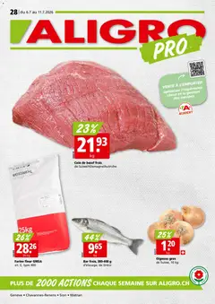 Vorschau des Merkblatts Aligro aktionen Chavannes, Matran, Genève, Sion vom Shop Aligro gültig von 06.07.2026 bis 11.07.2026