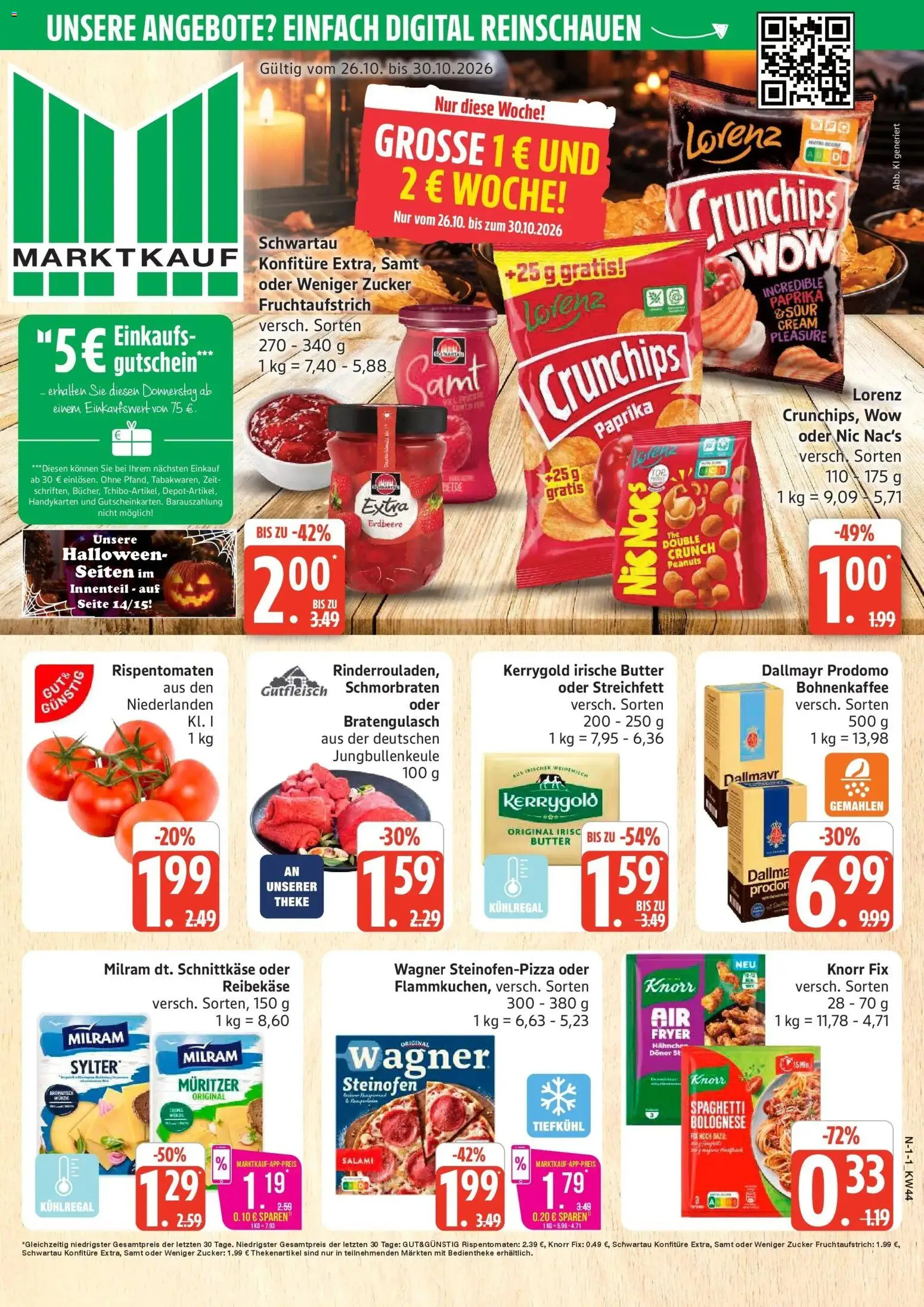 Vorschau von dem Prospekt des Geschäftes Marktkauf, gültig ab dem 26.10.2026