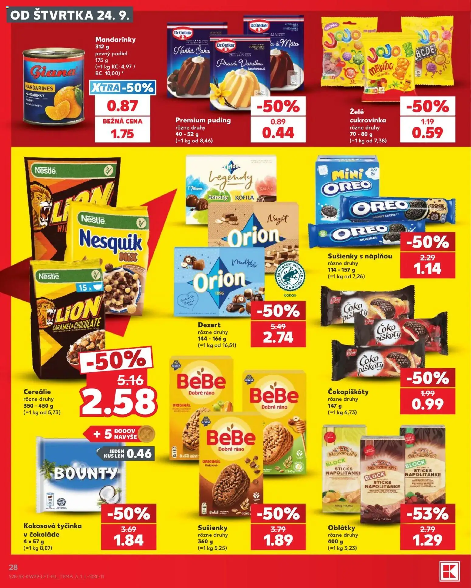 Náhľad Kaufland letáku platného od 24.09.2026
