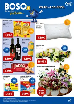 Pregled letka Boso Katalog trgovine Boso vrijedi od 29.10.2026