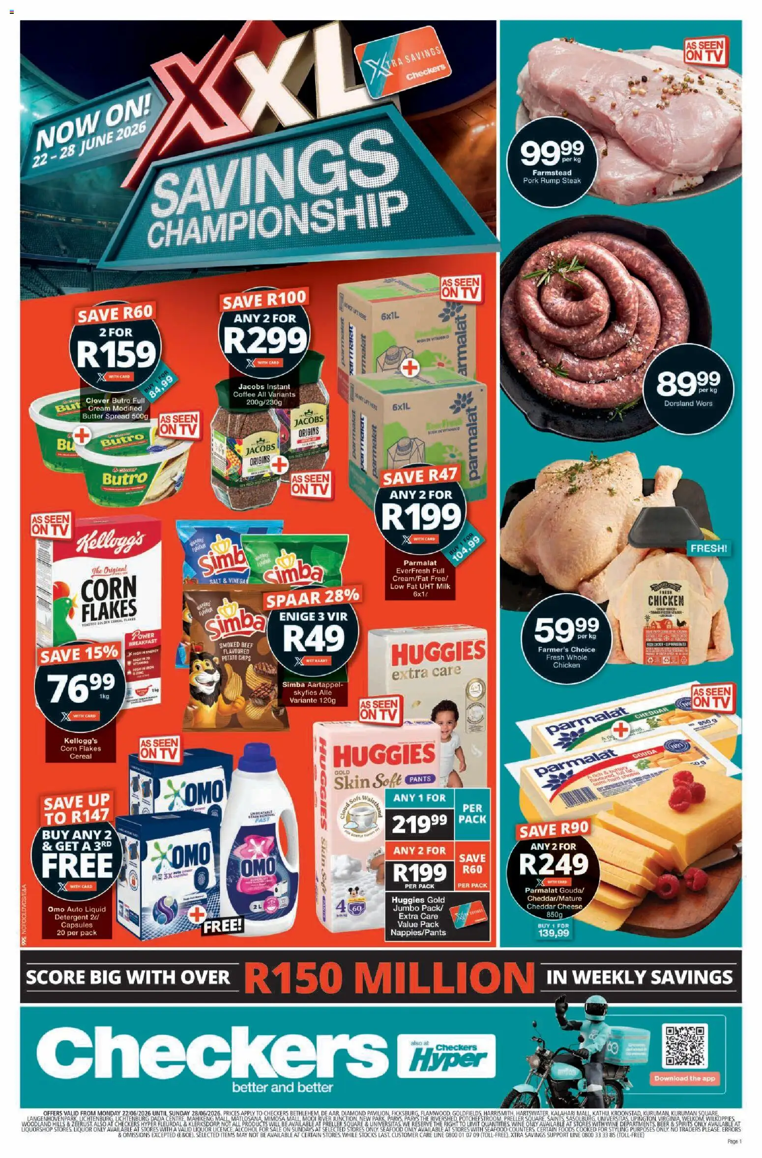 Preview of Checkers flyer valid from 22/06/2026
