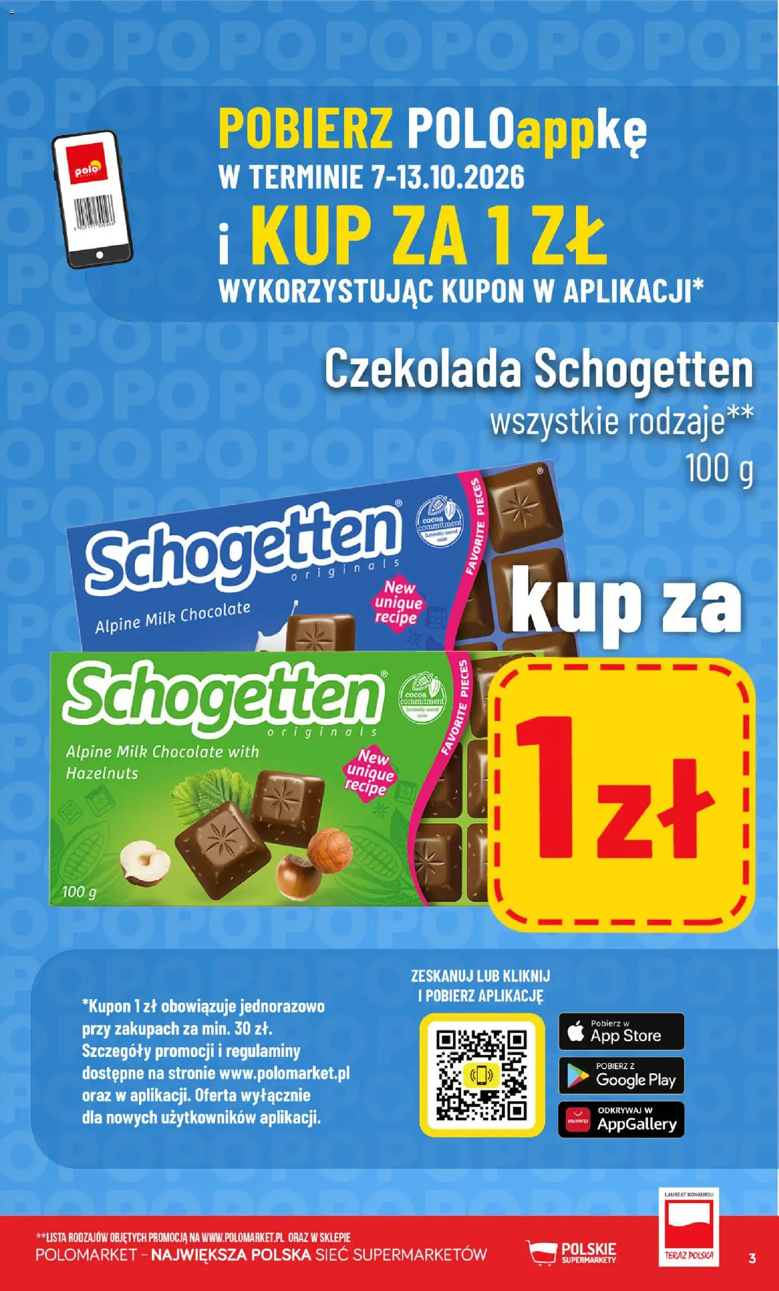 Pogląd gazetki "POLOmarket gazetka - Kupuj taniej" ze sklepu POLOmarket ważnej od 07.10.2026