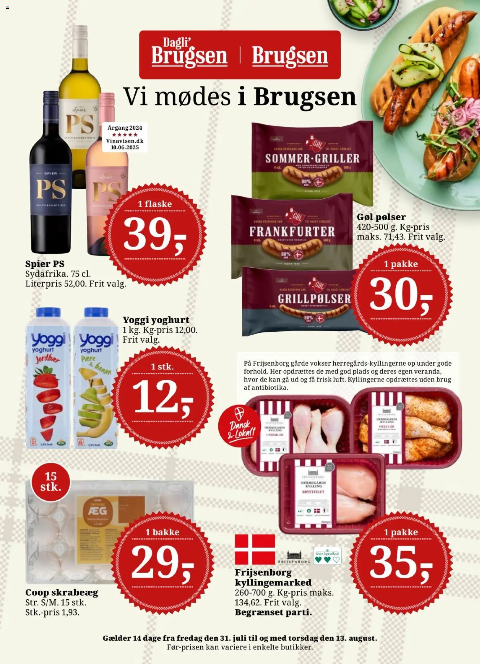 Eksempel på tilbudsavis Dagli'Brugsen - Tilbudsavis uge 31-32 fra butik Dagli'Brugsen gyldig fra 31/07/2026