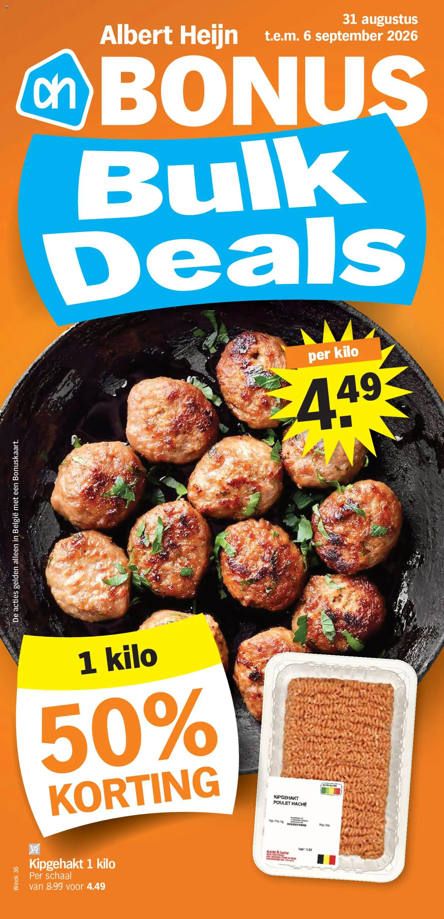 Voorbeeld van Albert Heijn Folder week / de la semaine 36 van winkel Albert Heijn geldig vanaf 31/08/2026