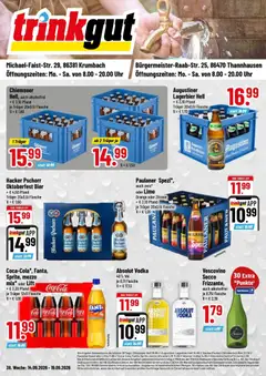 Vorschau von dem Prospekt des Geschäftes Trinkgut, gültig ab dem 14.09.2026