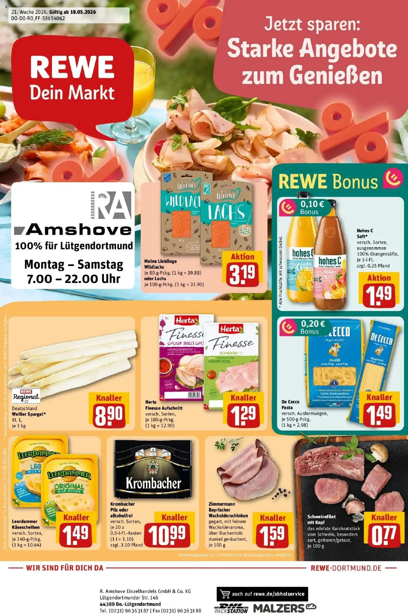 Vorschau von dem Prospekt des Geschäftes Rewe, gültig ab dem 18.05.2026