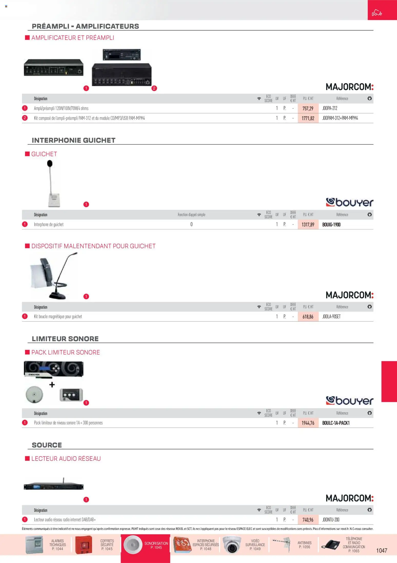 Prévisualisation de Brochure sécurité, communication du magasin Rexel formulaire valide 18/11/2025 - Vidéo, Radio, Interphone, Audio