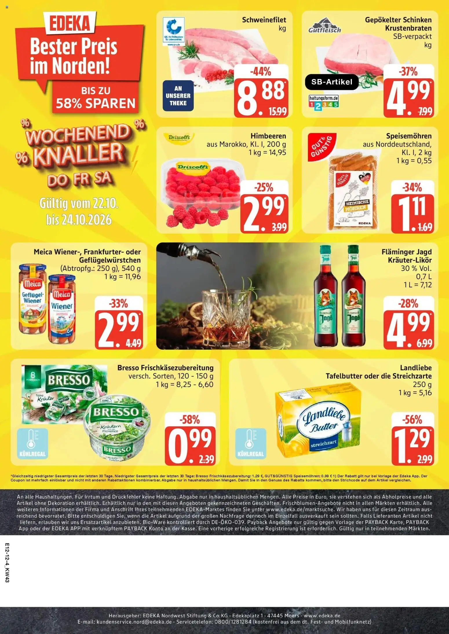 Vorschau von dem Prospekt des Geschäftes Edeka, gültig ab dem 19.10.2026