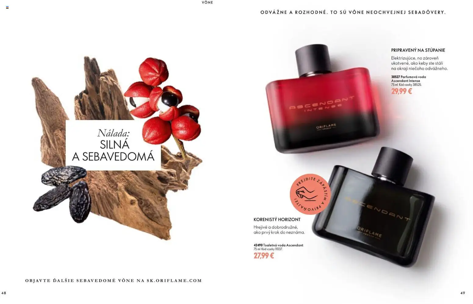 Náhľad Oriflame letáku platného od 11.11.2026 - Voda, Toaletná voda