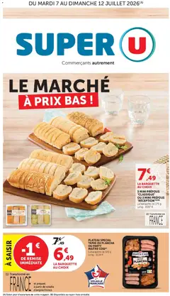 Prévisualisation de Super U catalogue du magasin Super U formulaire valide 07/07/2026
