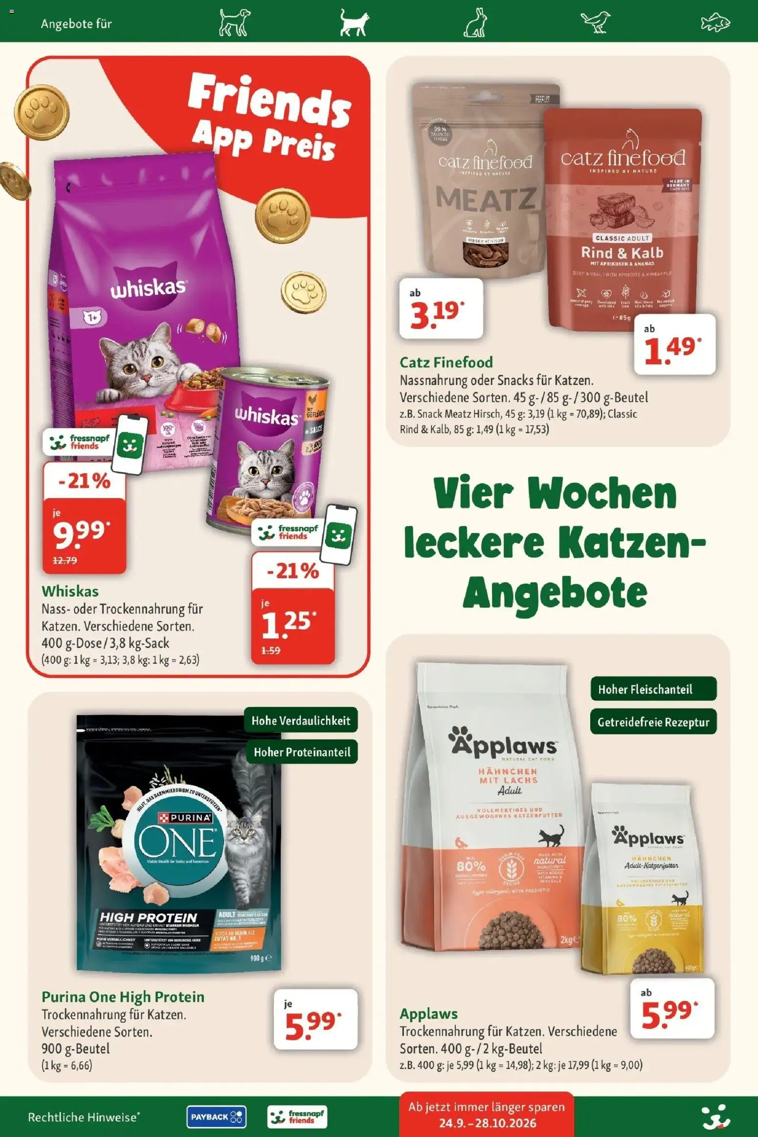Vorschau von dem Prospekt des Geschäftes Fressnapf, gültig ab dem 24.09.2026