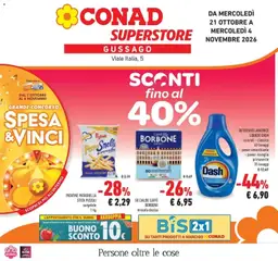 Anteprima dell'opuscolo Conad volantino Gussago dal negozio Conad valido da 21/10/2026