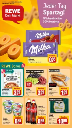 Vorschau von dem Prospekt des Geschäftes Rewe, gültig ab dem 17.08.2026