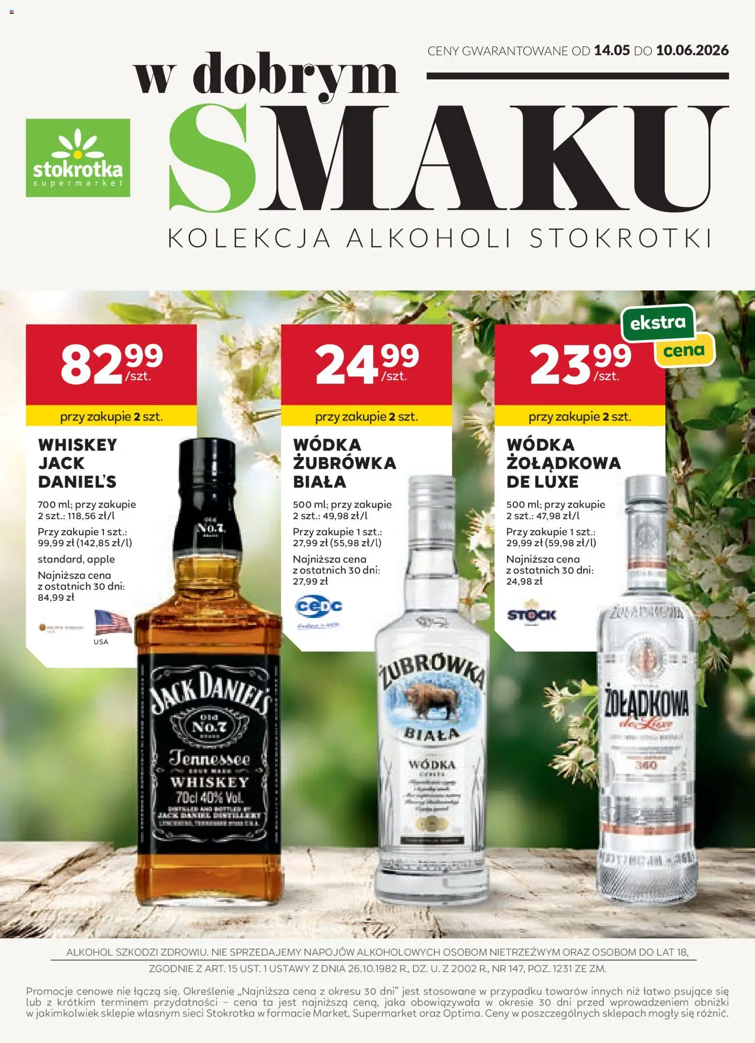 Pogląd gazetki "Stokrotka gazetka - Oferta alkoholowa" ze sklepu Stokrotka ważnej od 14.05.2026