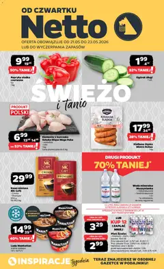 Pogląd gazetki "Netto gazetka od czwartku spożywcza" ze sklepu Netto ważnej od 21.05.2026