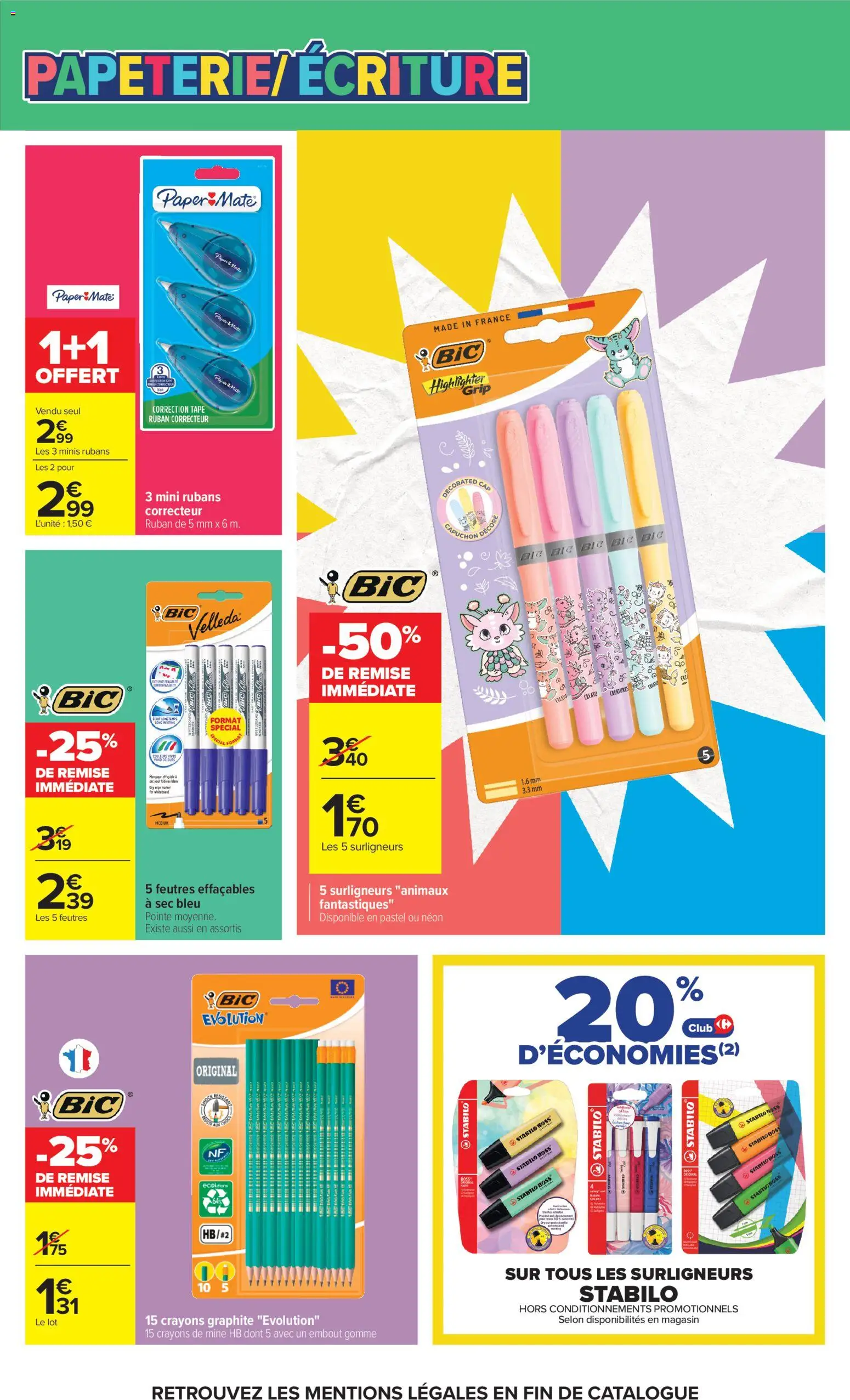Prévisualisation de Carrefour Market Petit dejeuner du magasin Carrefour Market formulaire valide 01/09/2026 - Correcteur, Highlighter