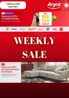 Preview of Argos Argos catalogue valid from 15/09/2026