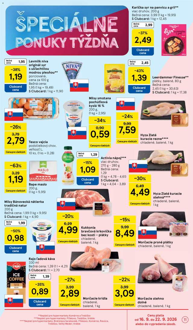 Nový Tesco leták od 16.09.