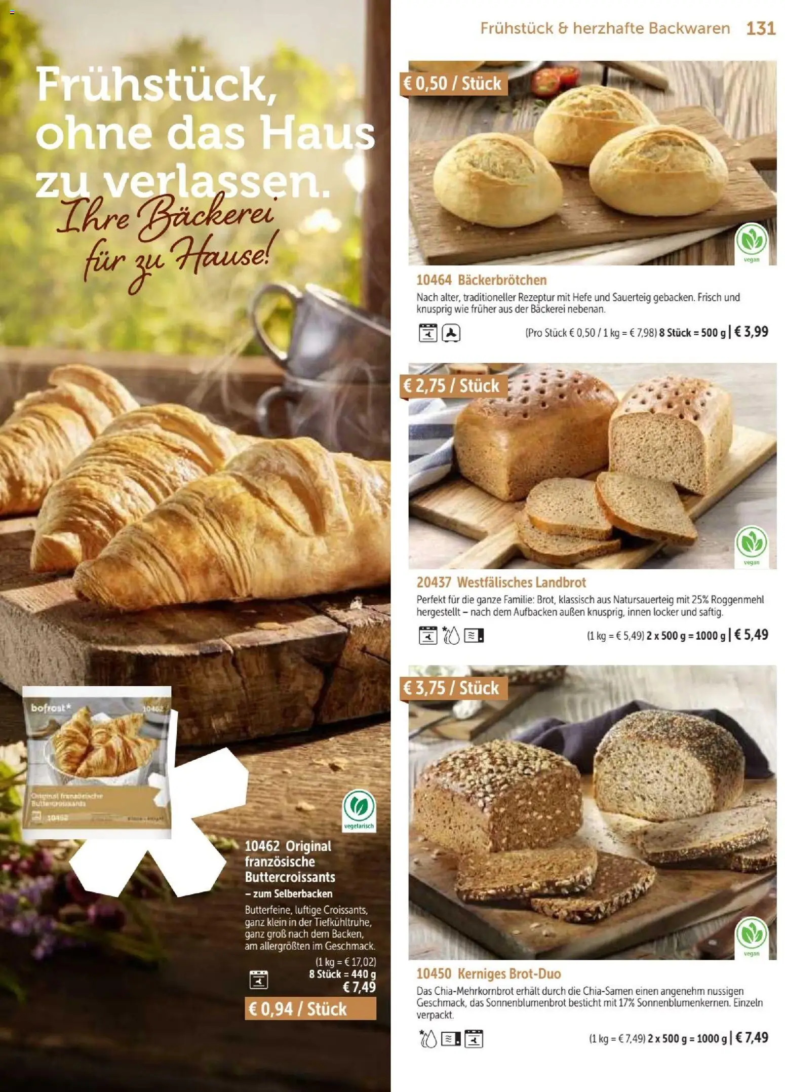 Vorschau von dem Prospekt des Geschäftes Bofrost, gültig ab dem 07.09.2026 - Bäckerei