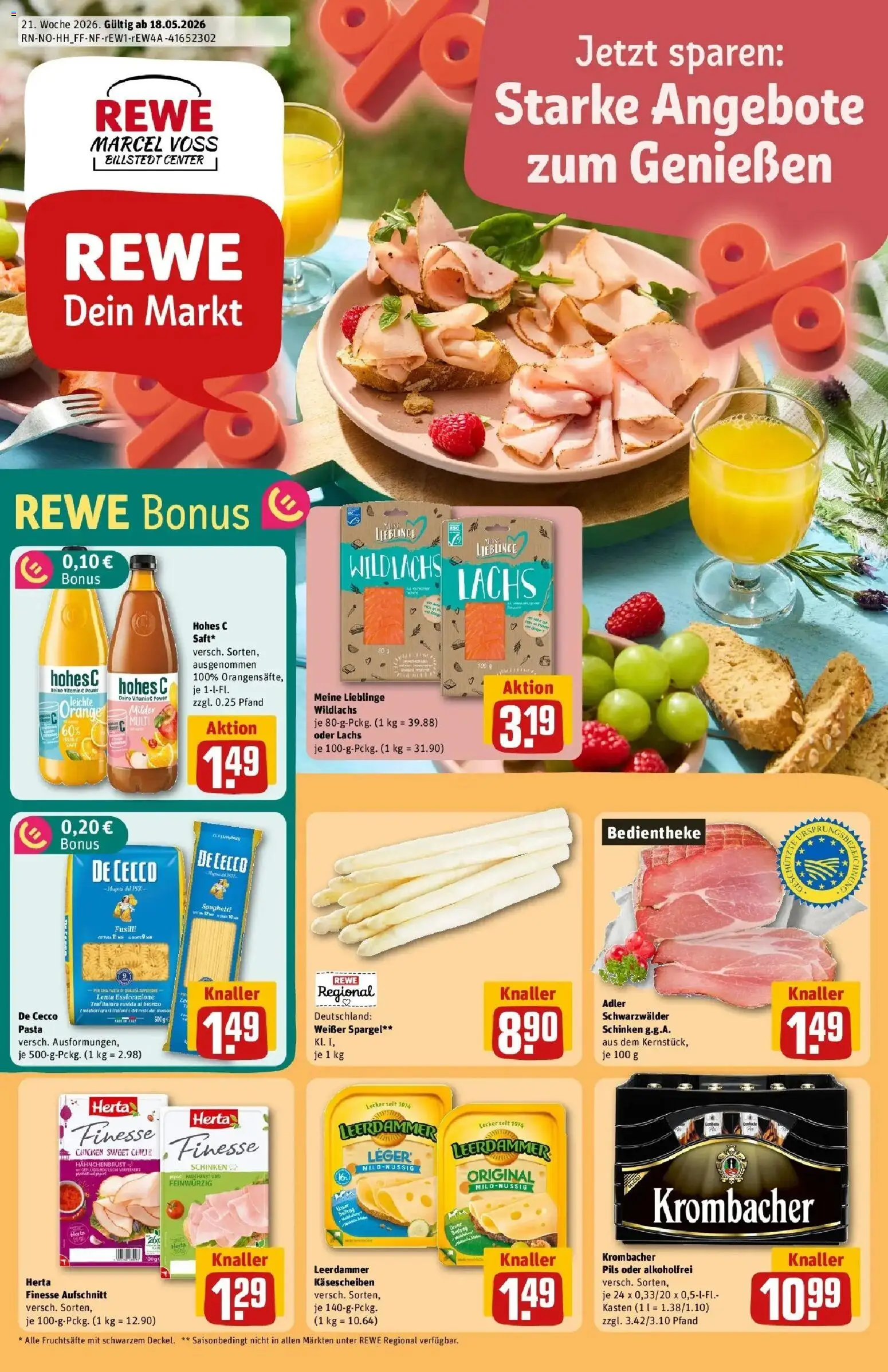 Vorschau von dem Prospekt des Geschäftes Rewe, gültig ab dem 17.05.2026