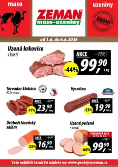 Náhled nabídky: Prodejny Zeman Prodejny Zeman leták platný od 01.06.2026
