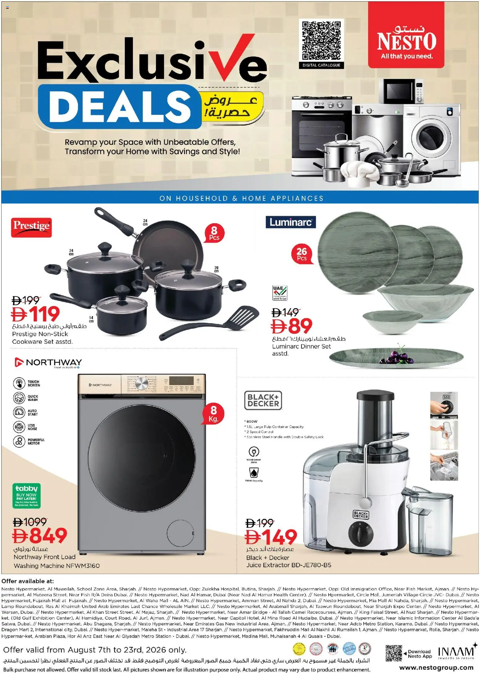 Preview of the catalogue Nesto catalogue of store Nesto valid from 7 Aug, 2026