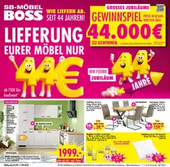 Vorschau von dem Prospekt des Geschäftes SB Möbel Boss, gültig ab dem 05.09.2026