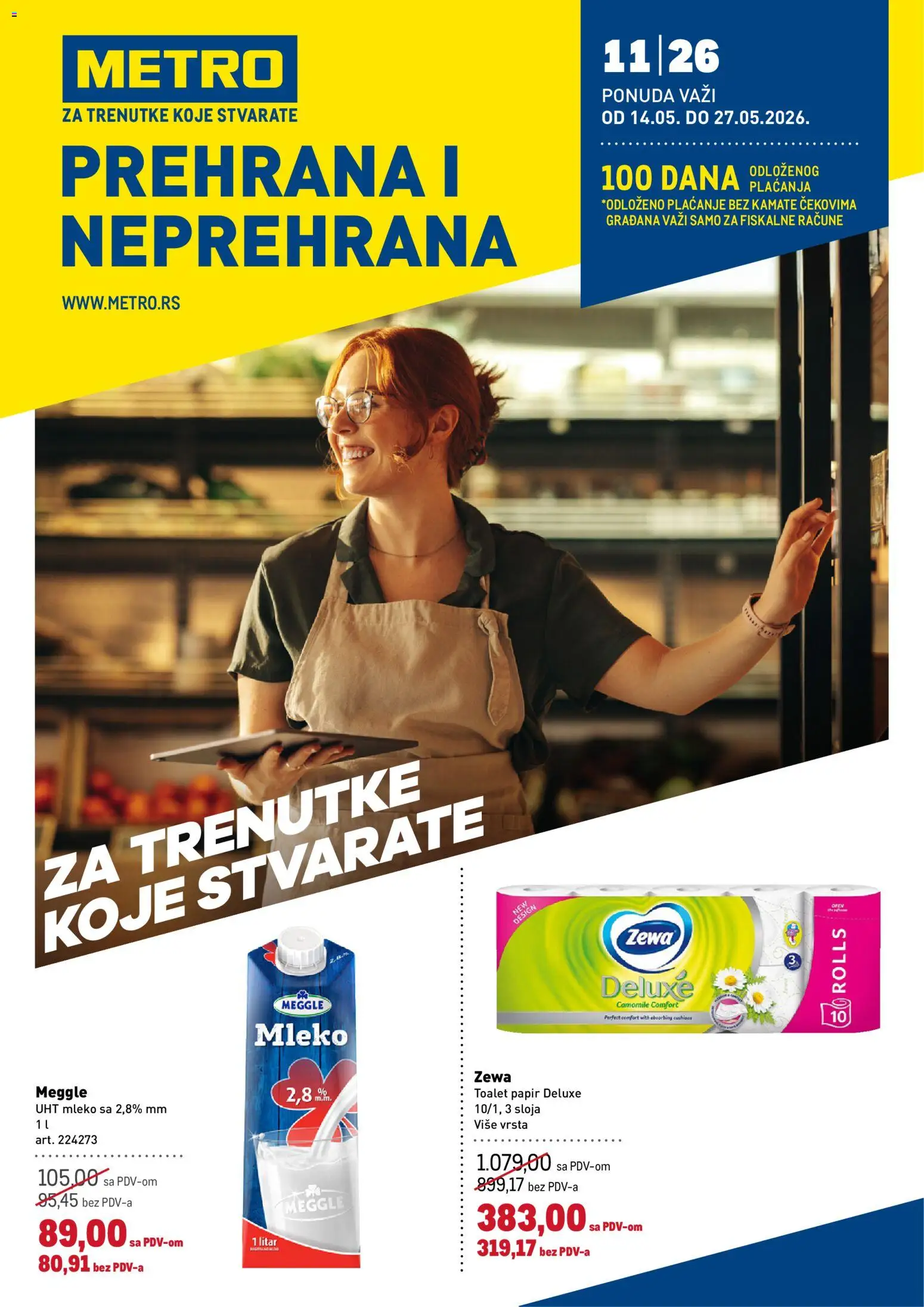 Pregled Metro kataloga - važi od 14.05.2026